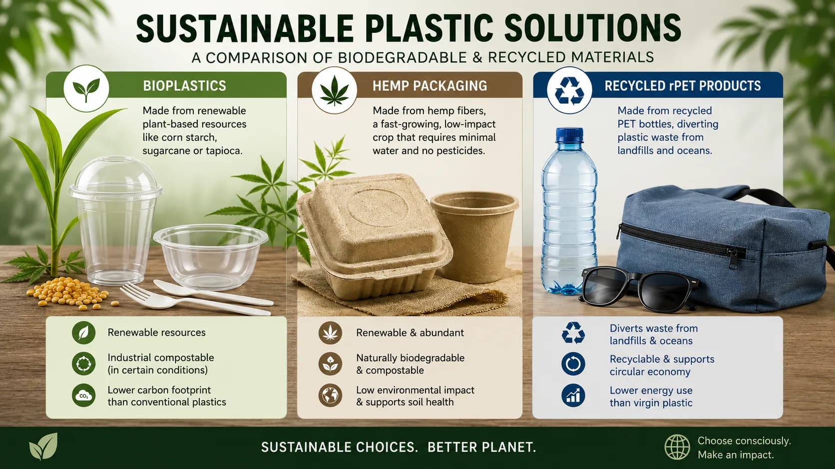 Eco-Friendly Plastic Alternatives and Sustainable Plastic Solutions That Actually Work