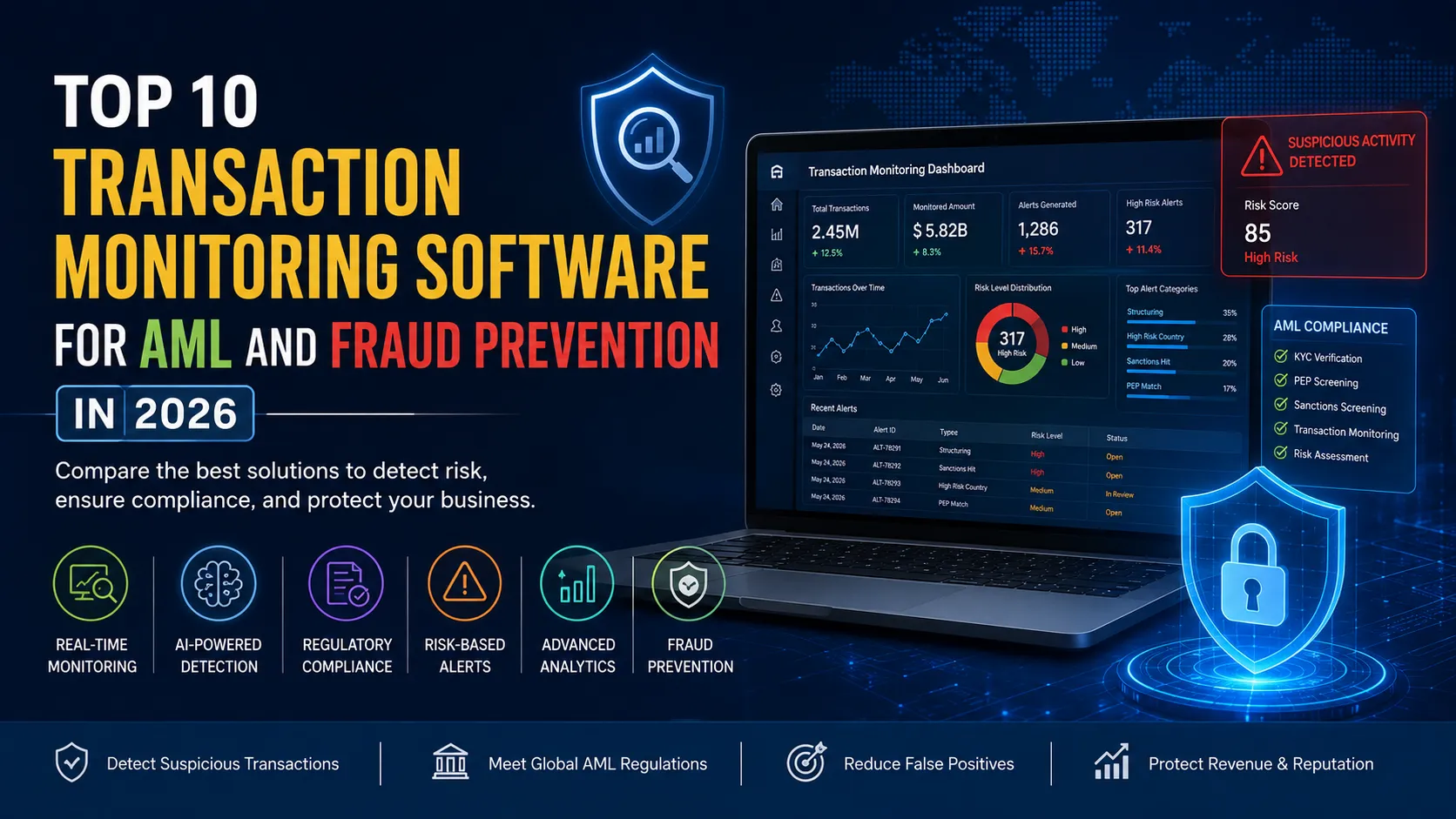 10 Best AML Transaction Monitoring Software in 2026: Compare Top Platforms