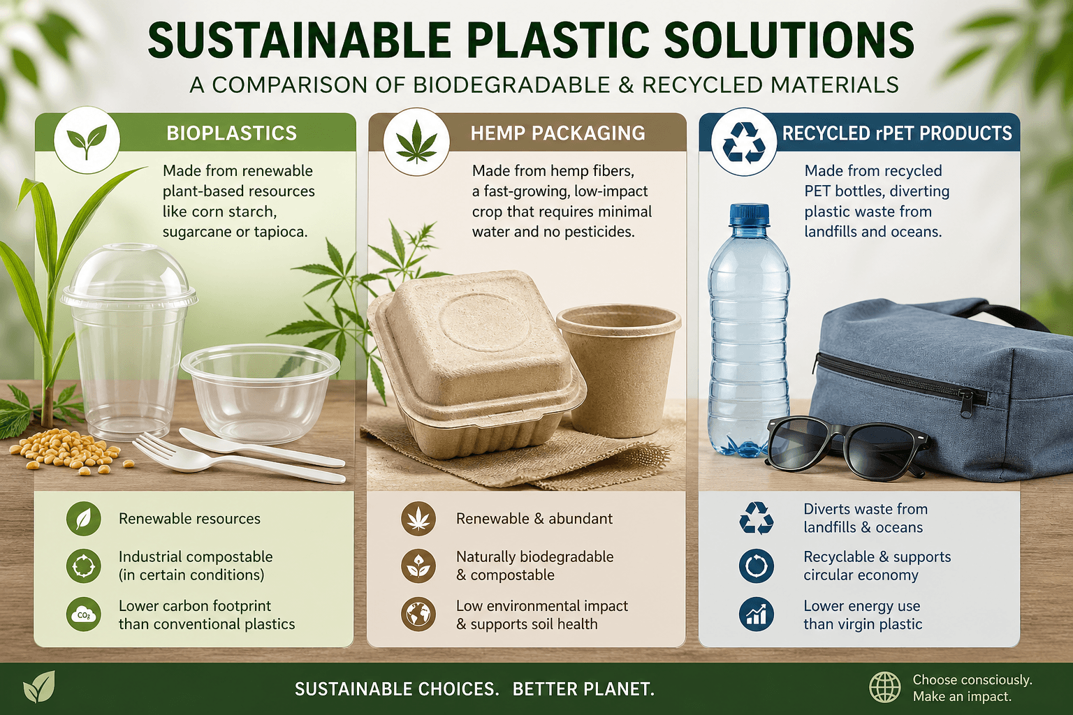 Eco-Friendly Plastic Alternatives and Sustainable Plastic Solutions That Actually Work