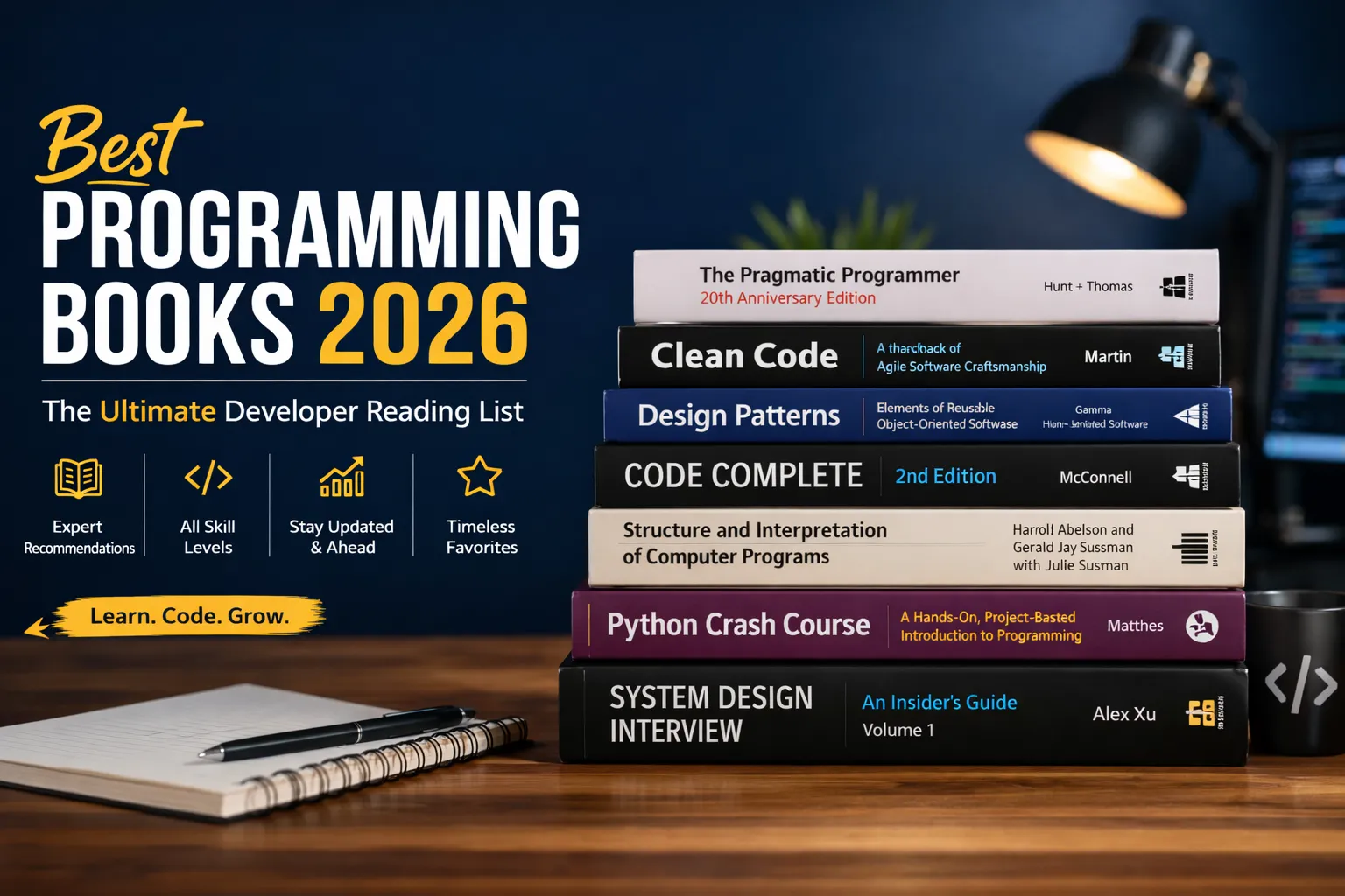 Best Programming Books 2026: The Ultimate Developer Reading List